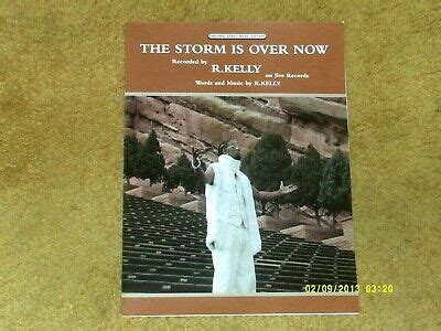 R. KELLY sheet music The Storm Is Over Now 2000 8 pp. NM shape | eBay