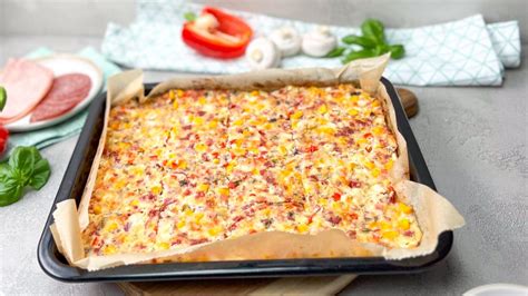 Ausgefallenes Rezept Leckere Low Carb Sch Ttelpizza