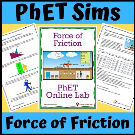 Phet Interactive Simulations Force Of Friction Online Lab In