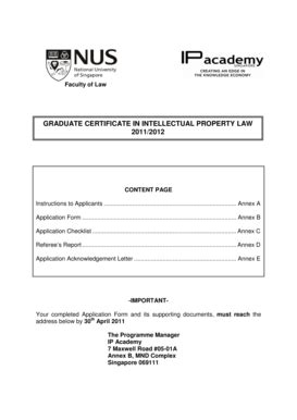 Fillable Online IMPORTANTYour Completed Application Form And Its