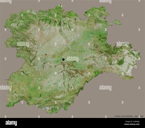 Shape Of Castilla Y Le N Autonomous Community Of Spain With Its