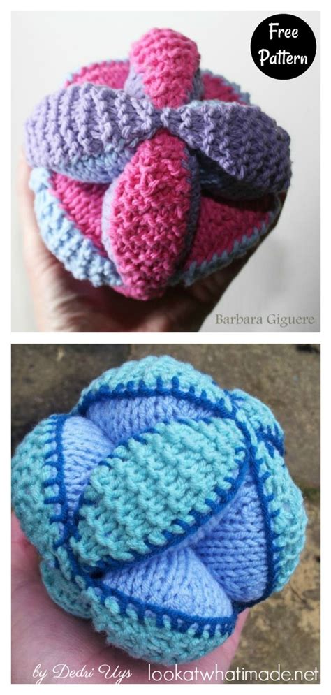 5 Soft Playing Ball Free Knitting Pattern