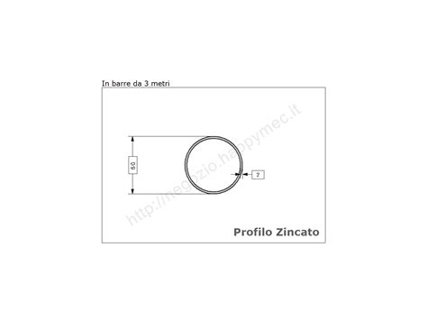 Profilo UPN 100x50 Barra In Ferro Zincato Da 2 Metri