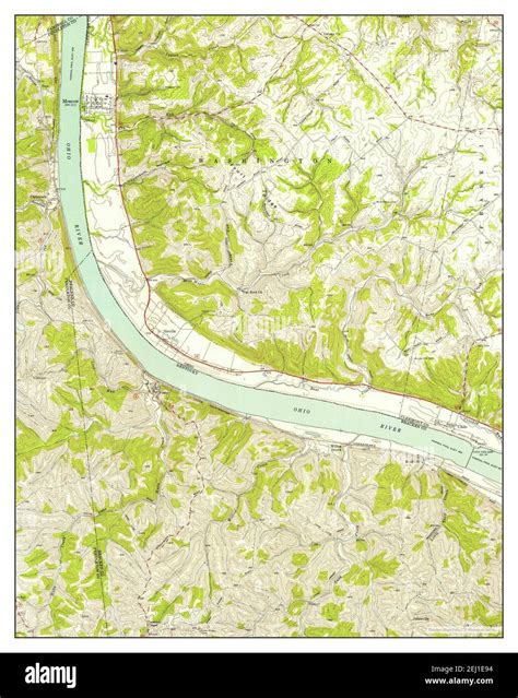 Moscow, Ohio, map 1953, 1:24000, United States of America by Timeless ...