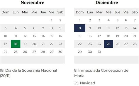 Con La Llegada De Noviembre Cu Ndo Ser El Pr Ximo Feriado Y Cu Ntos