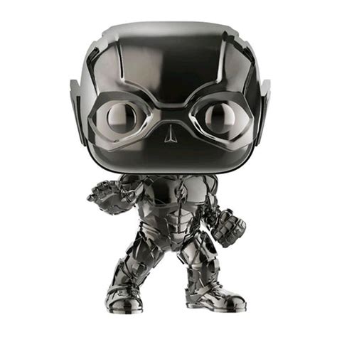 Funko Pop Heroes Dc Justice League The Flash Black Chrome