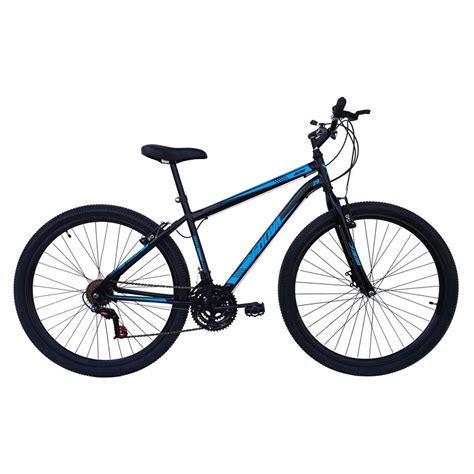 Bicicleta Aro Altis Marchas Freio V Brake Preto Azul Xnova