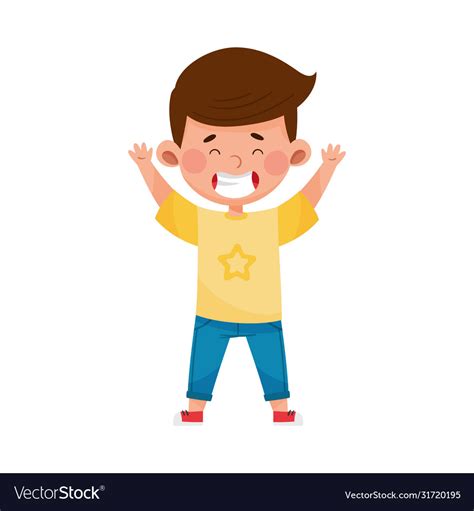 Boy Standing Up Clip Art