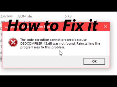 How To Fix D Dcompiler Dll Missing Solved For Pc Youtube