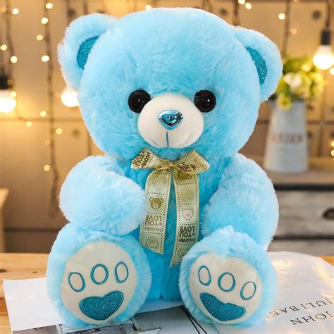 2023 Soft Cartoon Cute Bear Plush Toy Sitting Bow Tie Bear Doll Teddy Bear Doll