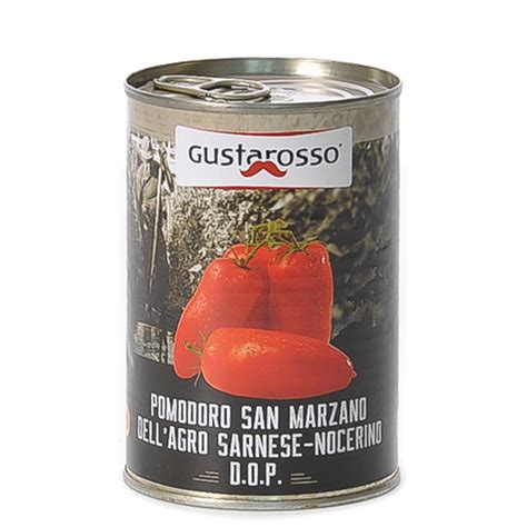 Gustarosso San Marzano Gepelde Tomaten DOP 400 G Van Lemmen Pizza