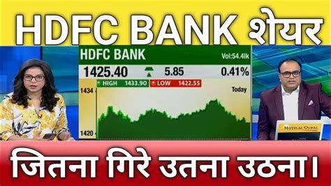 🔴hdfc Bank Share Letest News Today Hdfc Bank Share Anelysis Hdfc