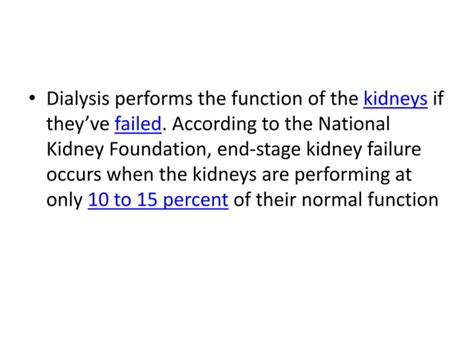 Dialysis Ppt Ppt