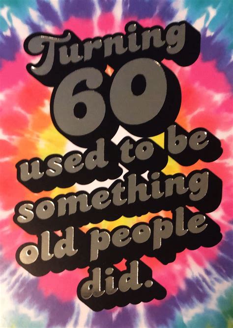 Happy 60th Birthday Turning 60 Years Old Funny 5”x7” Hallmark Greeting Card Ebay