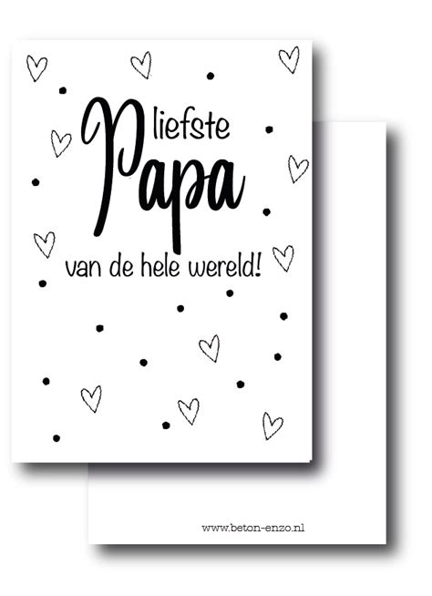 A7kaartje Liefste Papa Van De Hele Wereld Het Juiste Cadeau