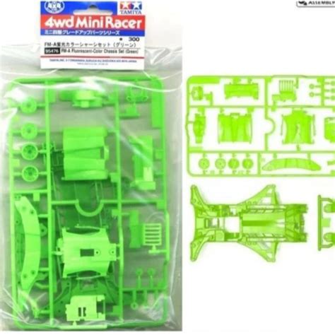 Jual Tamiya Fma Flourescent Color Chassis Set Green Chassis