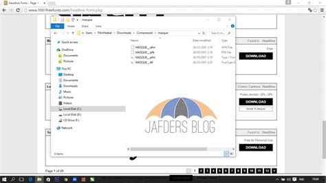 instal font  laptop  pc mudah jafders grafis