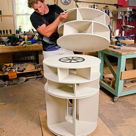 DIY Lazy Susan Shoe Storage | The Owner-Builder Network