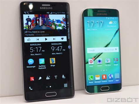 Samsung Galaxy S Edge Vs Note Edge What S The Difference Gizbot News