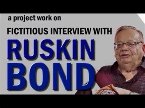 Class 12 English Project Interview With Ruskin Bond YouTube