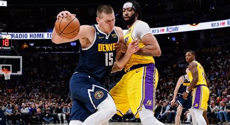 Nikola Joki Lleva A Denver Nuggets Al Primer Triunfo Sobre Los Lakers