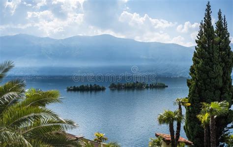 Brissago Islands on Lake Maggiore, Ticino, Switzerland Stock Image - Image of islands ...