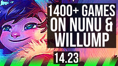 NUNU WILLUMP Vs LEE SIN JGL 1400 Games KR Diamond 14 23