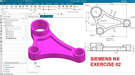 Siemens Nx Tutorial Exercise Youtube