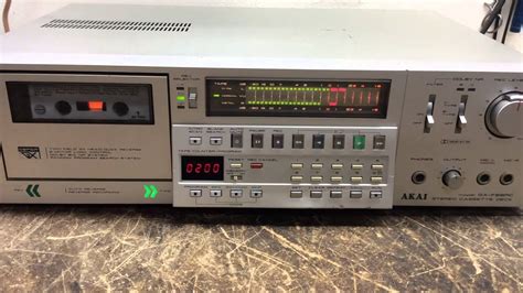 Akai Stereo Cassette Deck GX F66RC YouTube