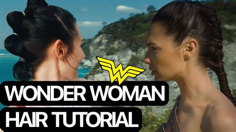 Wonder Woman Inspired Hair Tutorial Youtube