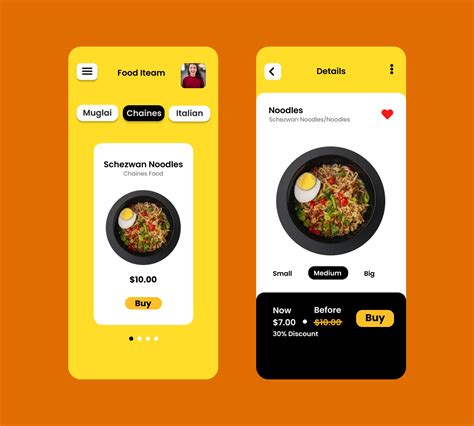 Food Delivery App Design Figma