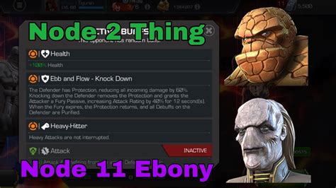 Node 2 Thing And Node 11 Ebony Maw Solo By Bwcv And Smss Aw Season 36 Mcoc Claire Voyant