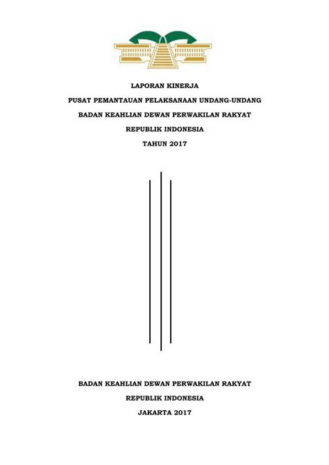 Pdf Laporan Kinerja Pusat Pemantauan Pelaksanaan Berkasdprgoid