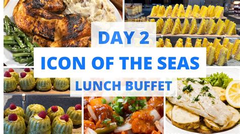 Icon Of The Seas Day Lunch Buffet At Windjammer Youtube