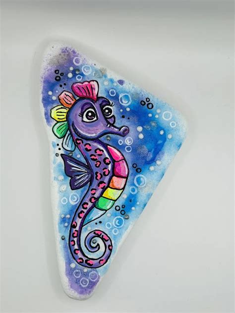 painting rocks! | I‘m so sorry, but i 🩷seahorses…. | Facebook in 2024 ...