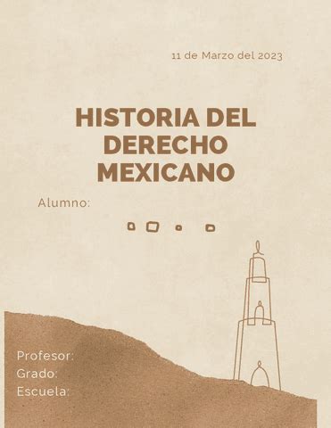 HISTORIA DEL DERECHO MEXICANO Pdf