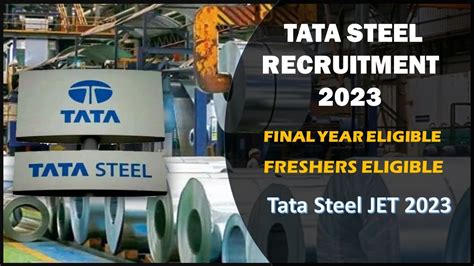 Tata Steel Junior Engineer Recruitment Tata Steel Jet