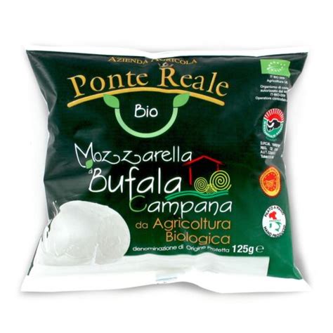 Mozzarella Bio Di Bufala Campana Aop Ponte Reale Le Sachet De G