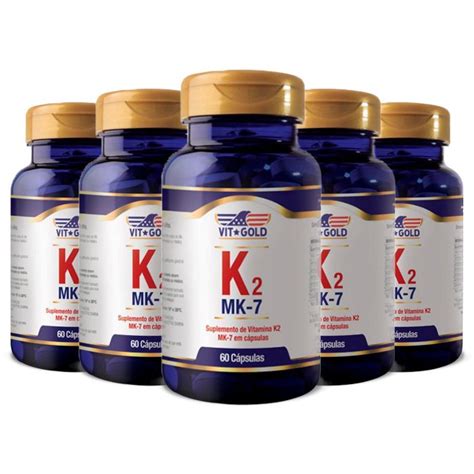 Vitamina K Menaquinona Mk Und De C Psulas Vitgold Em