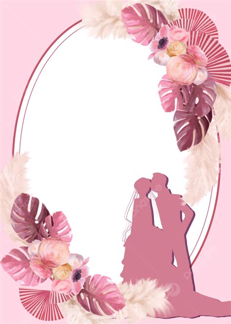 Pink Wedding Border