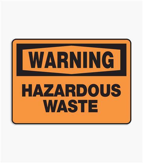 Hazardous Waste Signs - Alumetal