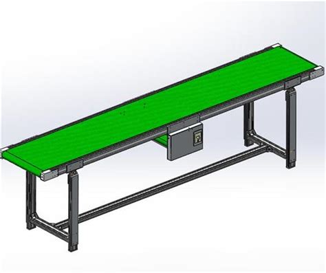 皮带输送线3d模型下载三维模型solidworks模型 制造云 产品模型