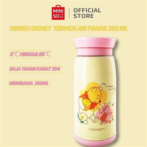 TERMOS Miniso Disney Winnie The Pooh Drinking Bottle Aesthetic Tumbler