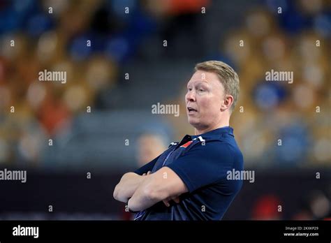 CAIRO EGYPT JANUARY 23 Head Coach Of Bahrain Halldor Johann