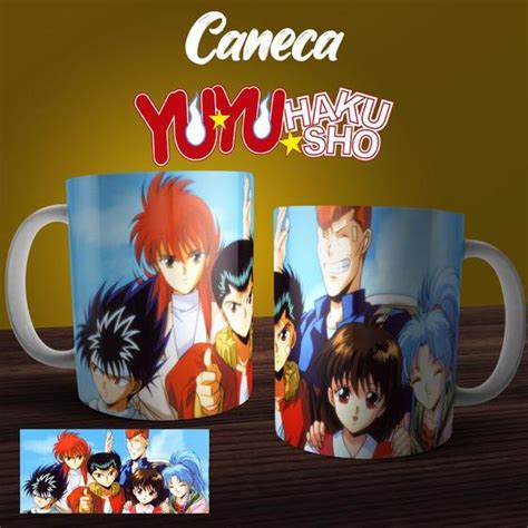 Caneca Yu Yu Hakusho De Porcelana Mod 01 TTT Produtos Canecas