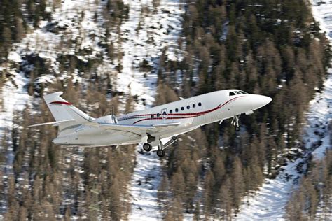 Private And Corporate Jets In The Airport In St Moritz Switzerland