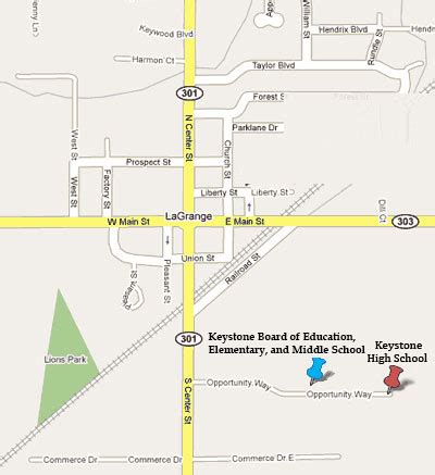 KHS Map & Directions | Keystone High School