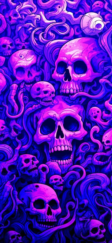 Pin By Razor Picz On Digital Art Skull Wallpaper Pop Art Wallpaper