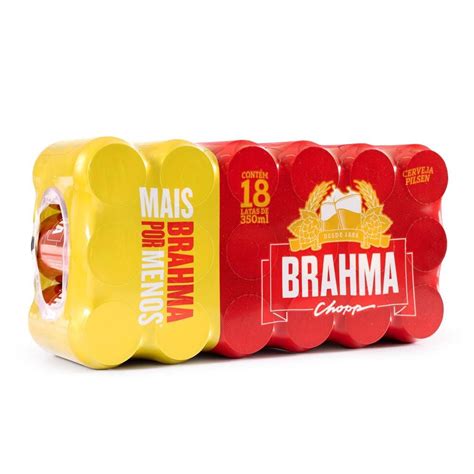 Cerveja Brahma Pilsen Pack C 18 350 Ml em Promoção na Americanas