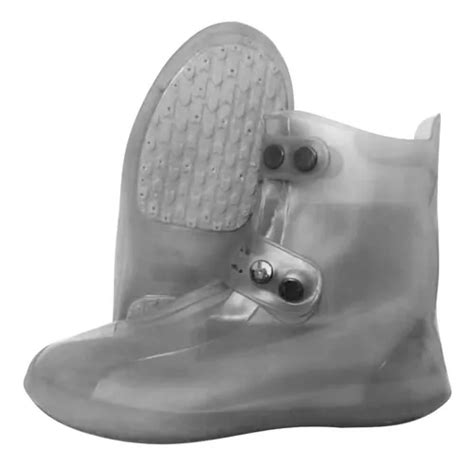 Protectores De Silicona Cubre Zapatos Lluvia Polvo Tipo Bota Cuotas